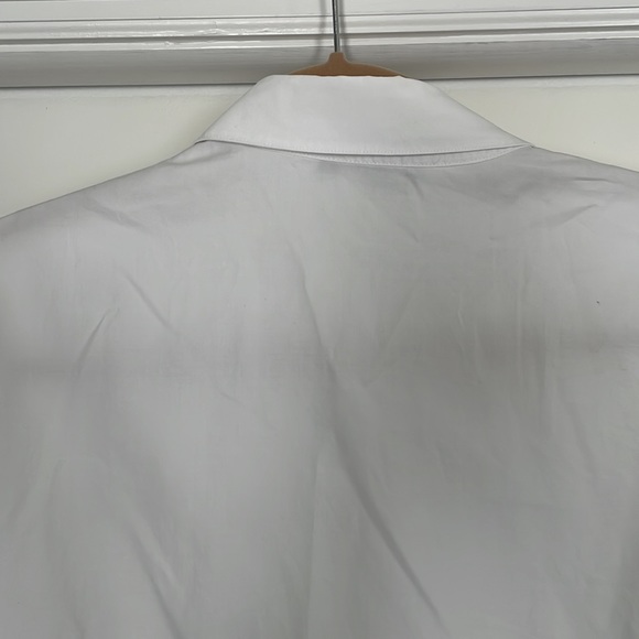 Salvatore Ferragamo White Buttoned Down Shirt / Size 14 - Picture 8 of 11